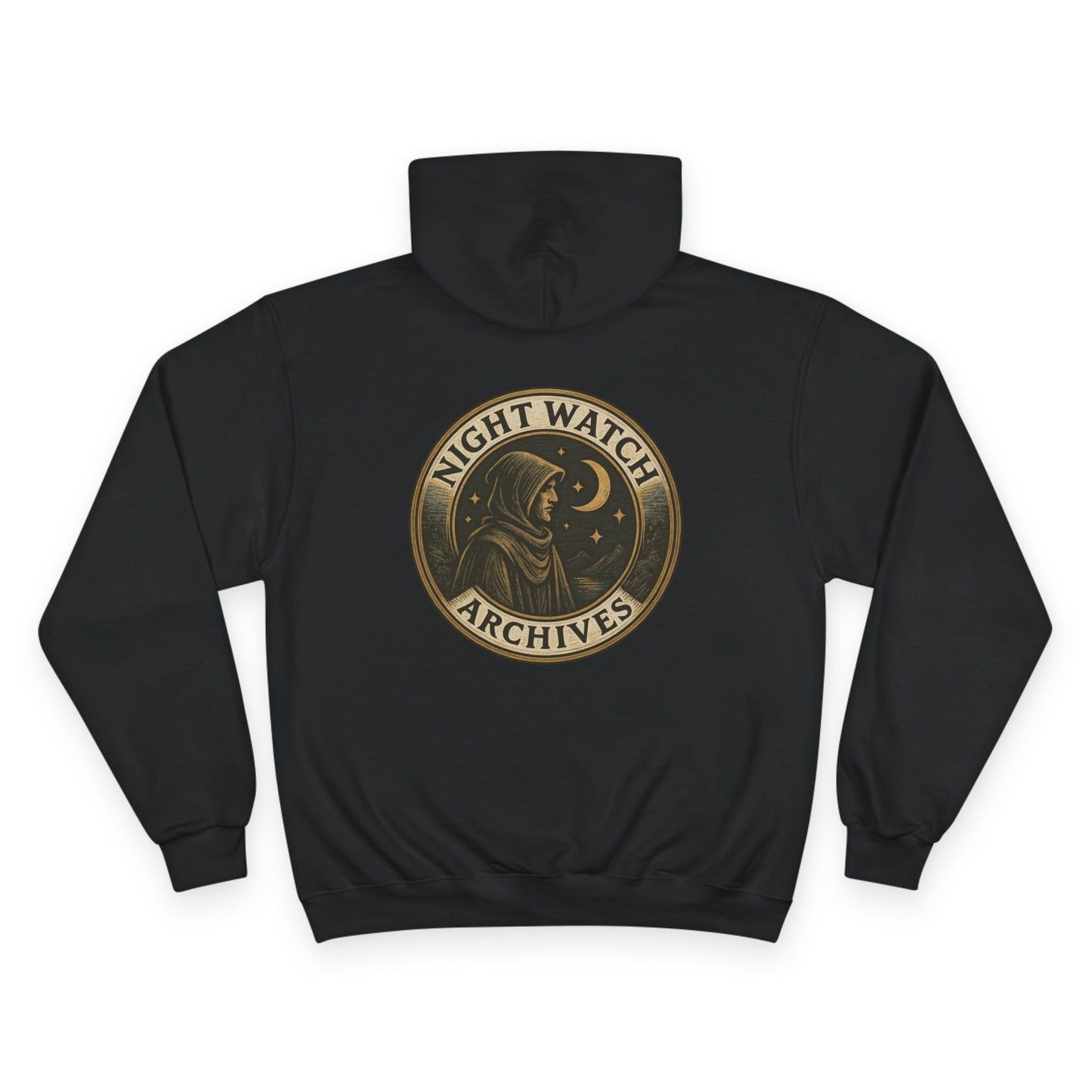 Night Watch Archives – “The Truth Waits in the Dark” Hoodie | Vintage Gothic Pullover for Paranormal Enthusiasts