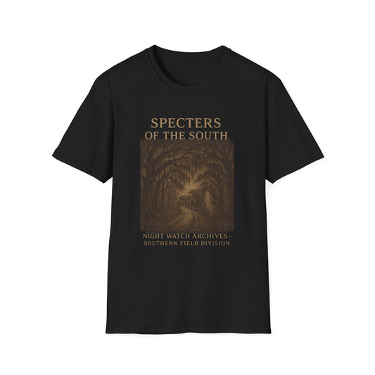 Specters of the South T-Shirt | Southern Gothic Paranormal Tee – Night Watch Archives