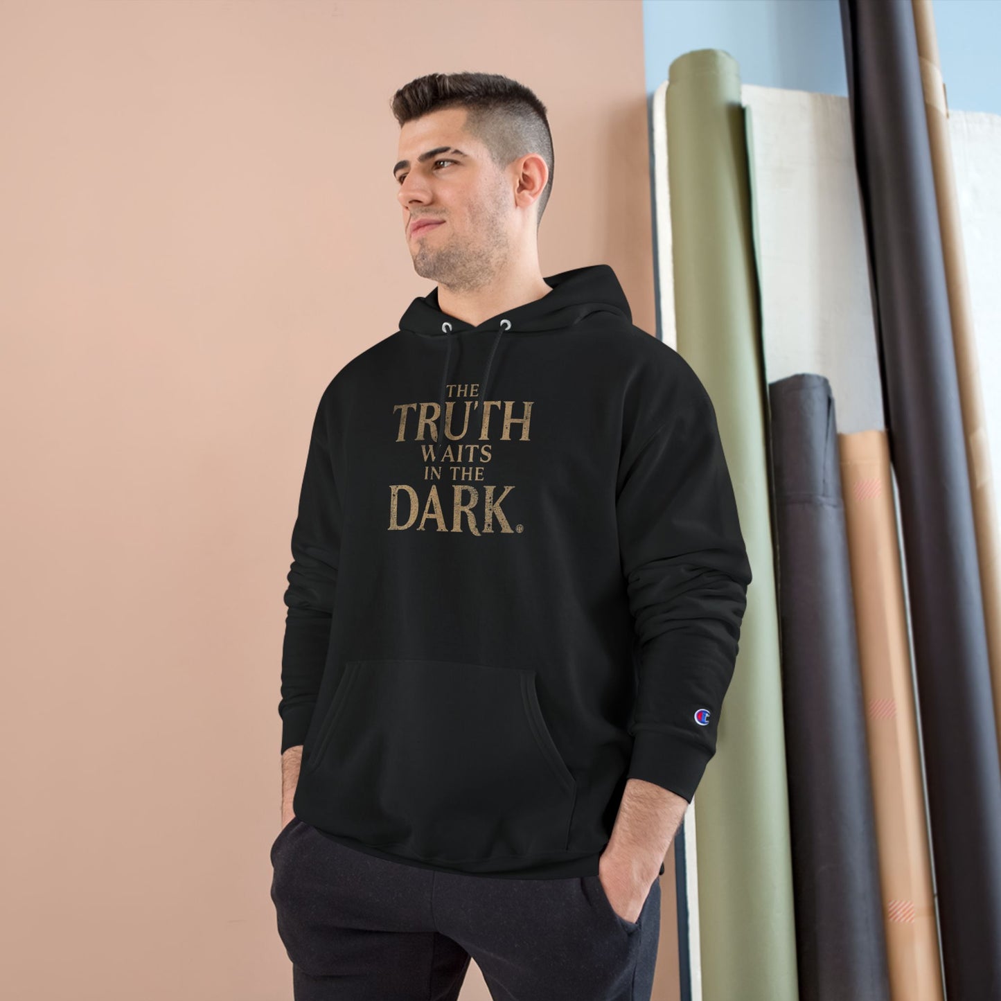 Night Watch Archives – “The Truth Waits in the Dark” Hoodie | Vintage Gothic Pullover for Paranormal Enthusiasts