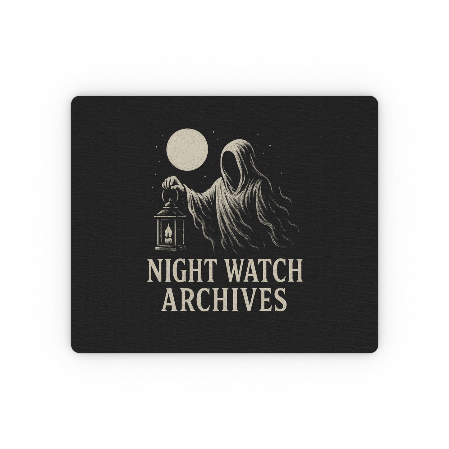Night Watch Archives – Lantern Ghost Mouse Pad | Vintage Gothic Desk Mat for Writers & Creators of the Unknown